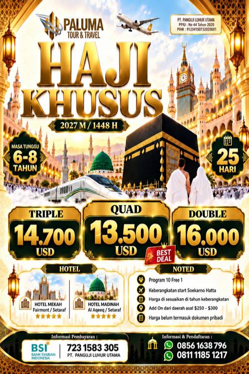 Haji Khusus Hotel Bintang 5 Haji Khusus Hotel Bintang 5