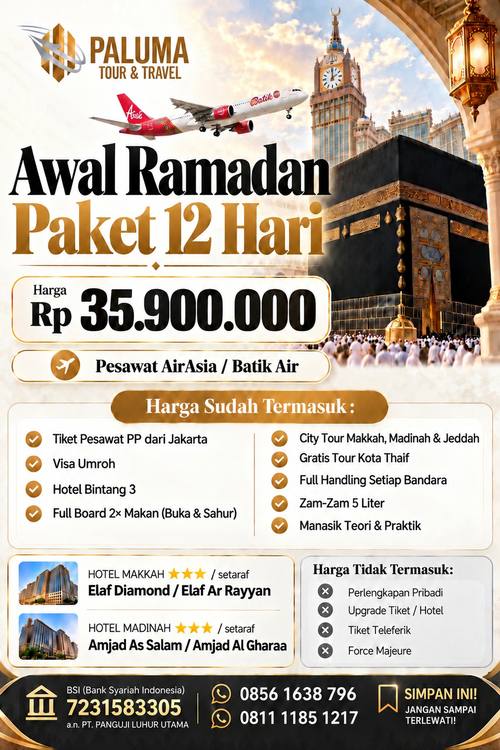 Umroh Awal Ramadan 2027 Umroh Awal Ramadan 2027