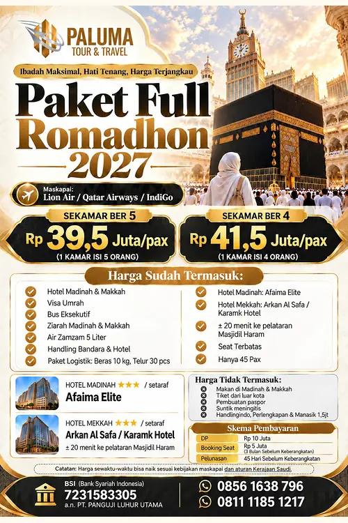 Umroh full ramadan 2027 Umroh full ramadan 2027